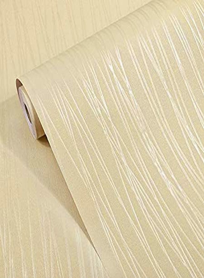 ELTON DIY Self Adhesive goldan Textured Wall Paper Wall Decal for Living Room Bed Room Interior Exterior Easily Removable Furniture Make Over (45 X 600 Cms, Lines, EL111) - Image 1